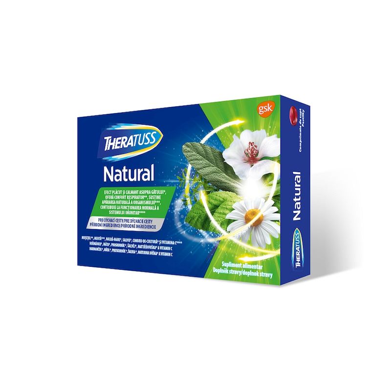 Theratuss Natural, Glaxo | 16 comprimate