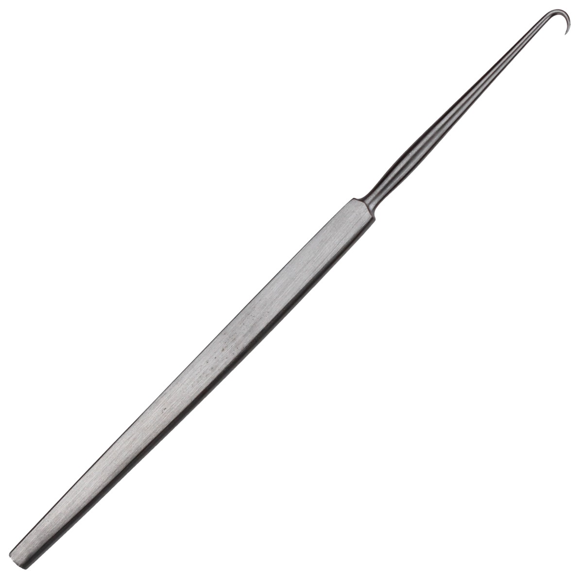 Tija ovariana cu varf ascutit, PRIMA, inox 14 cm × 4 mm - carlig ovariohisterectomie