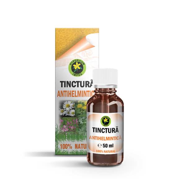 TINCTURA ANTIHELMINTICA, DEPARAZITARA cu nuca neagra, 50ml - HYPERICUM - poza 1