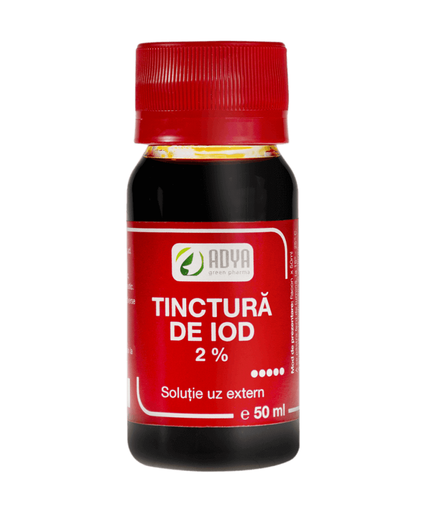 Tinctura de iod 2%, Adya Green Pharma | 50 ml