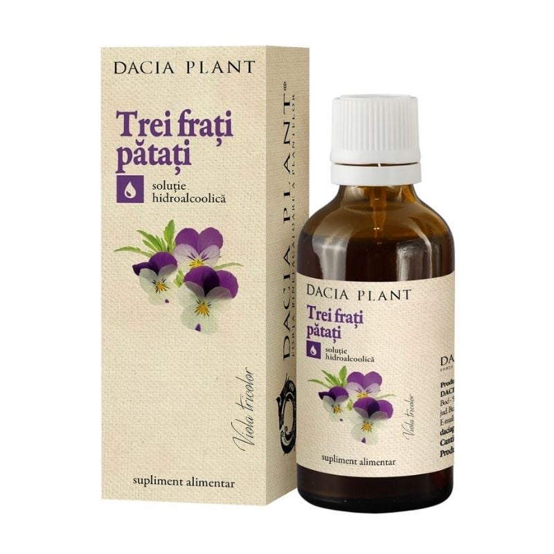 Tinctura de trei frati patati, 50ml, Dacia Plant