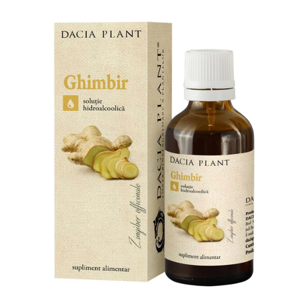 Tinctura Ghimbir, Dacia Plant | 50 ml