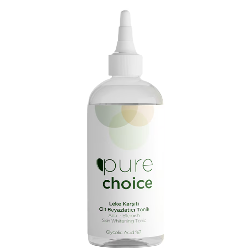 Tonic facial anti-pete si anti-roseata cu Acid Glicolic 7%, 200ml, Pure Choice