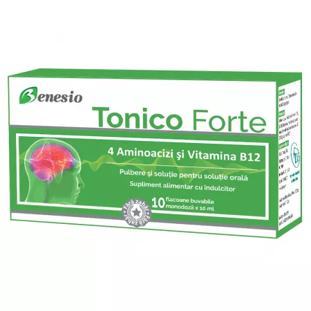 Tonico Forte Benesio, Naturalis | 10 flacoane buvabile x 10 ml