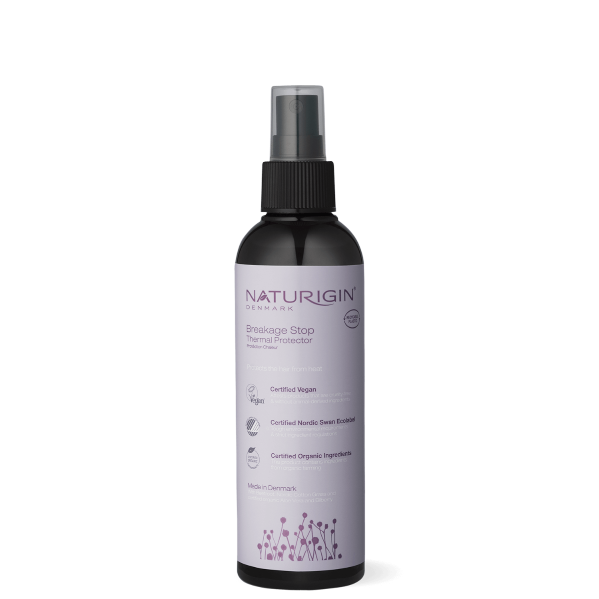 Tratament impotriva ruperii parului si protector termic Breakage Stop, 195ml, Naturigin