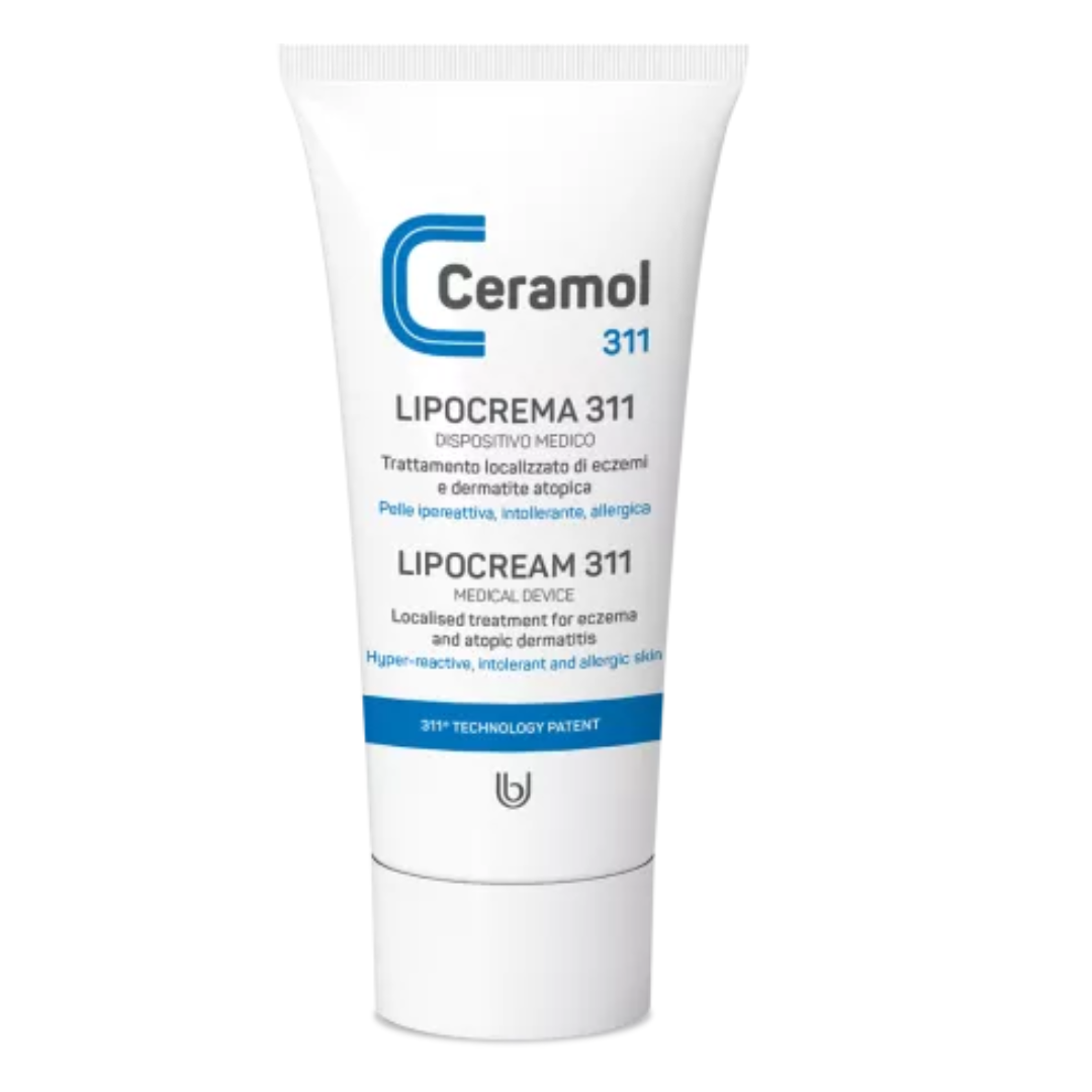 Tratament localizat pentru eczema si dermatita atopica Lipocream, 50ml, Ceramol