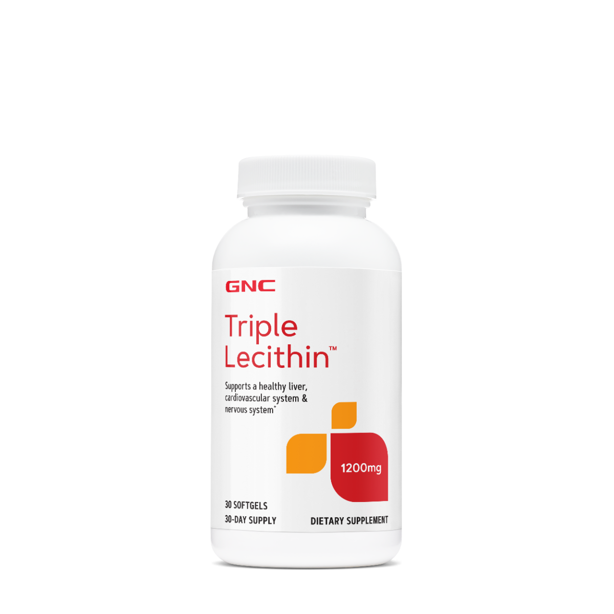 Triple Lecithin 1200mg, 30 capsule, GNC