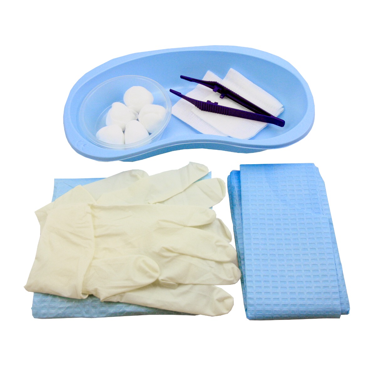 Trusa mica de chirurgie cateter sterila PRIMA, camp operator 60x60 cm, pensa, tavite