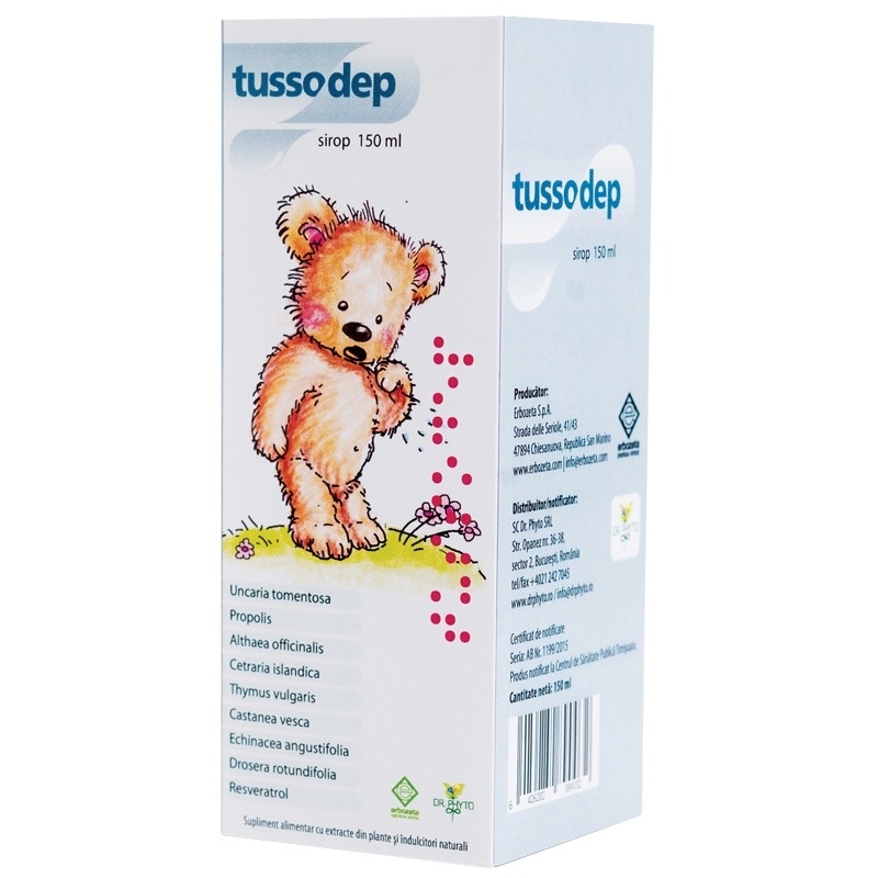 Tussodep sirop, 150 ml, Dr. Phyto