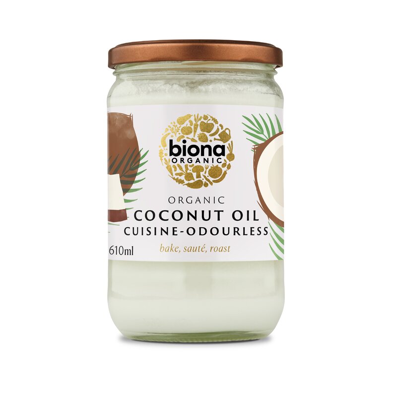 Ulei de cocos dezodorizat pentru gatit bio 610ml Biona