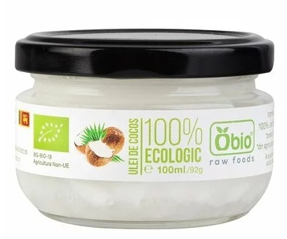 Ulei de cocos, soluție uleioasă, 100ml, OBio