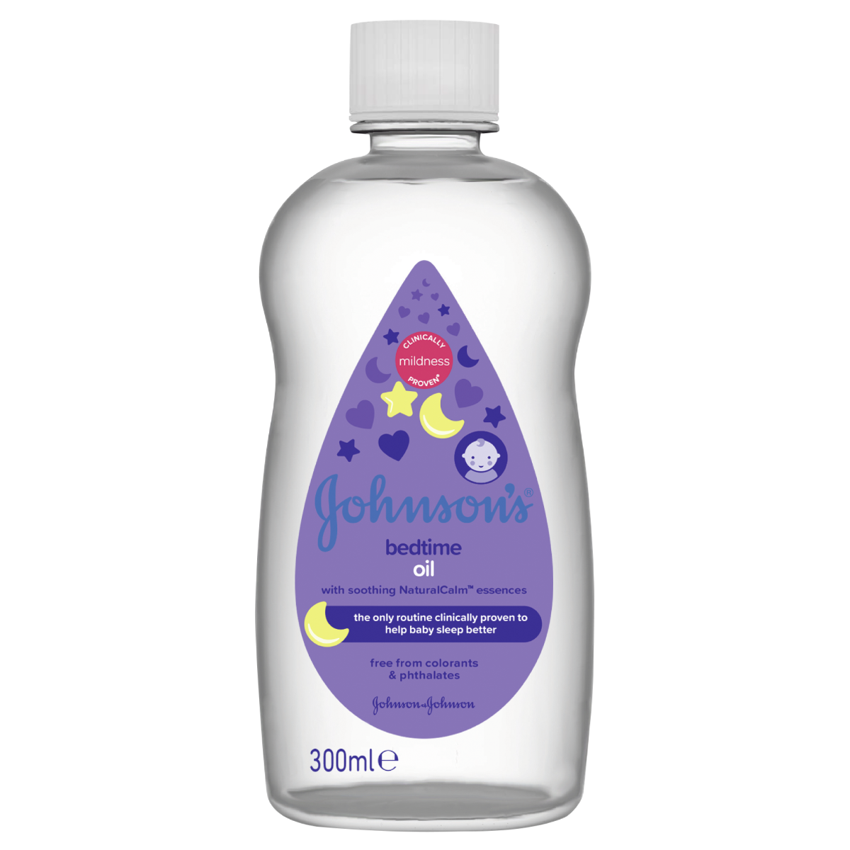Ulei de corp cu levantica Bedtime Johnson's Baby, 300ml, Johnson&Johnson