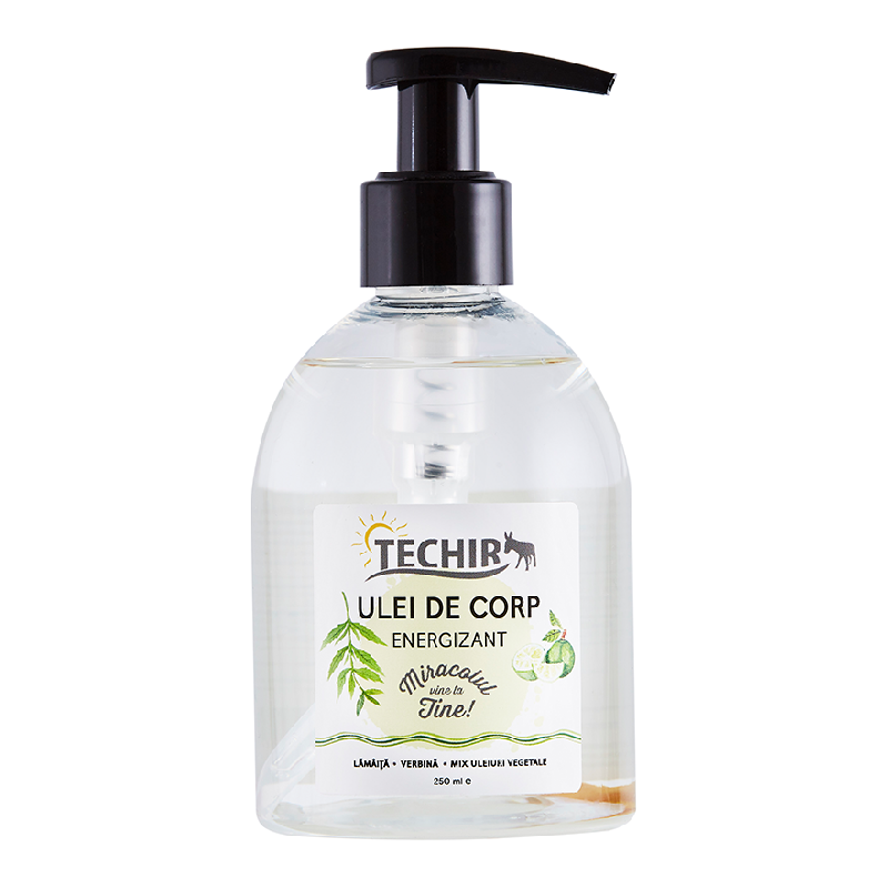 Ulei de corp energizant, 250 ml, Techir