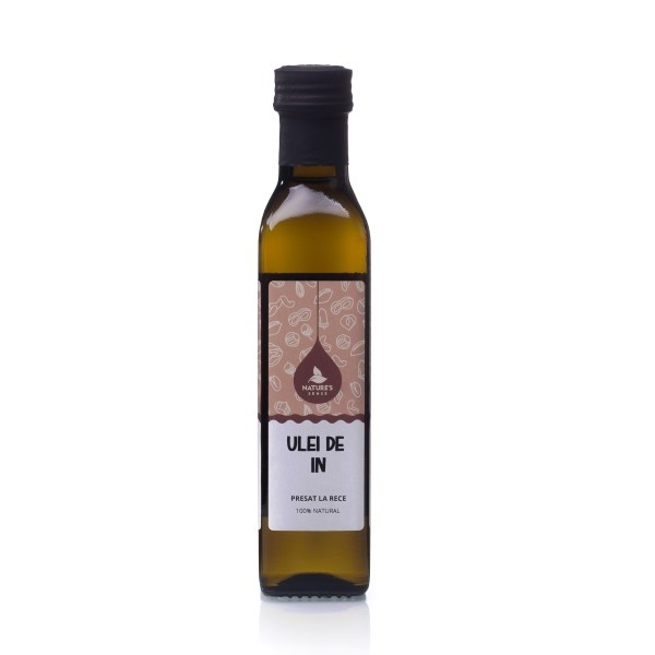 Ulei de in extravirgin, 250ml, Nature's Sense