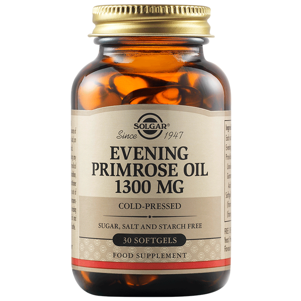 Ulei de Luminita noptii 1300mg, 30 capsule, Solgar