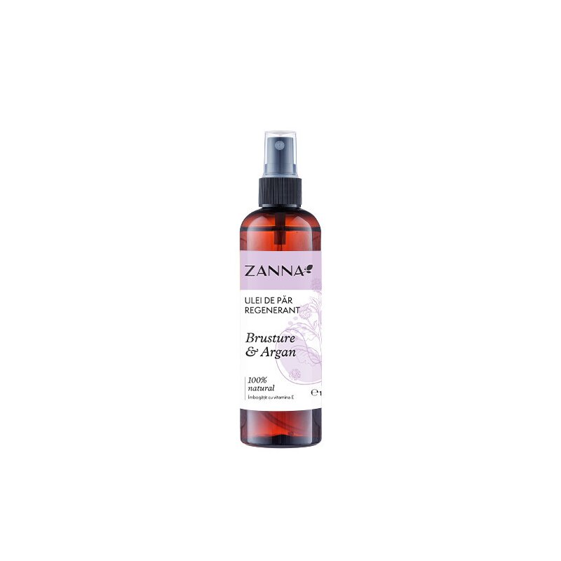 Ulei de par cu brusture si argan, 150ml, Zanna