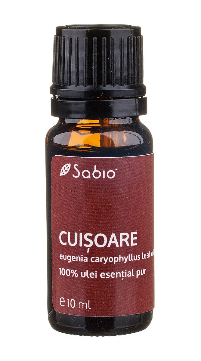Ulei esential de cuisoare (eugenia caryophyllus), 10ml, Sabio