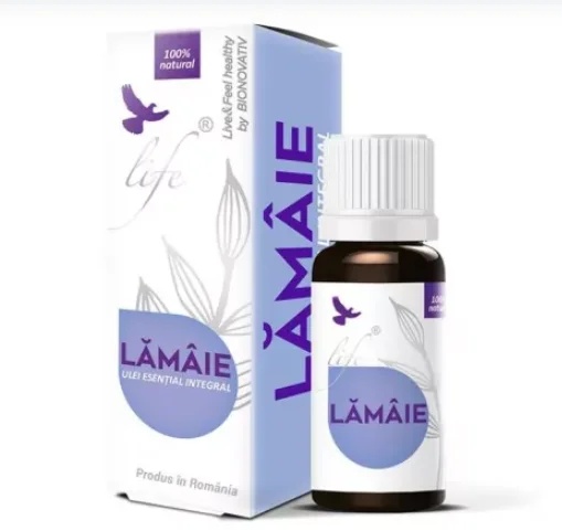 Ulei esential integral de lamaie, 10 ml, Bionovativ