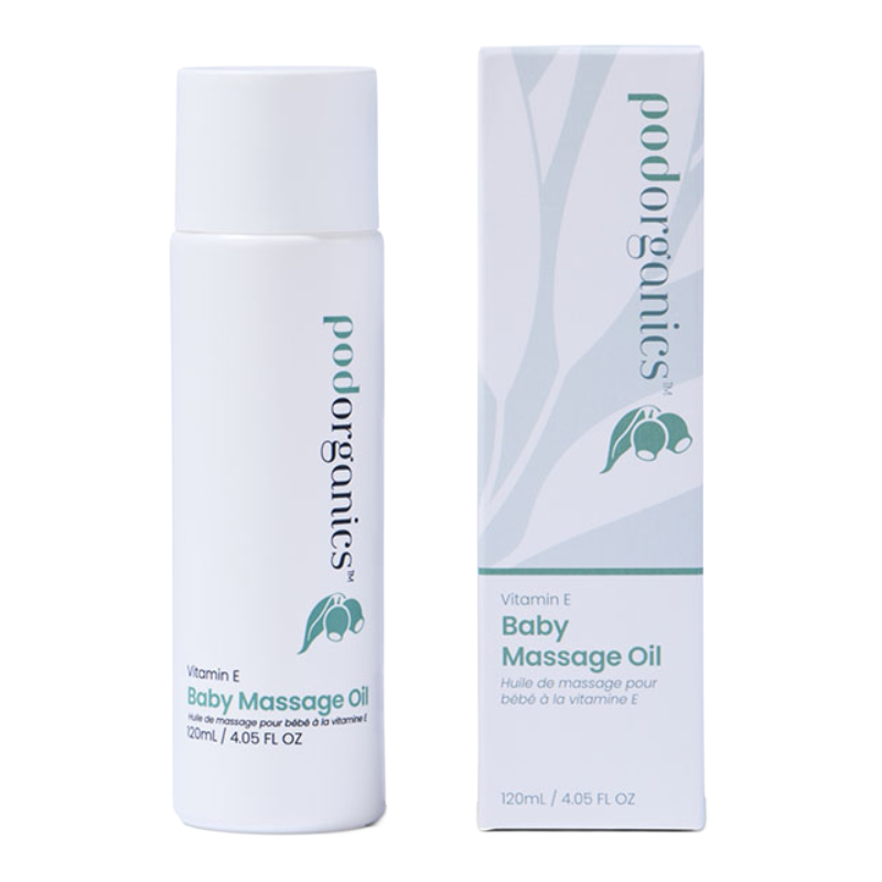 Ulei masaj organic bebe, 120ml, Pod Organics