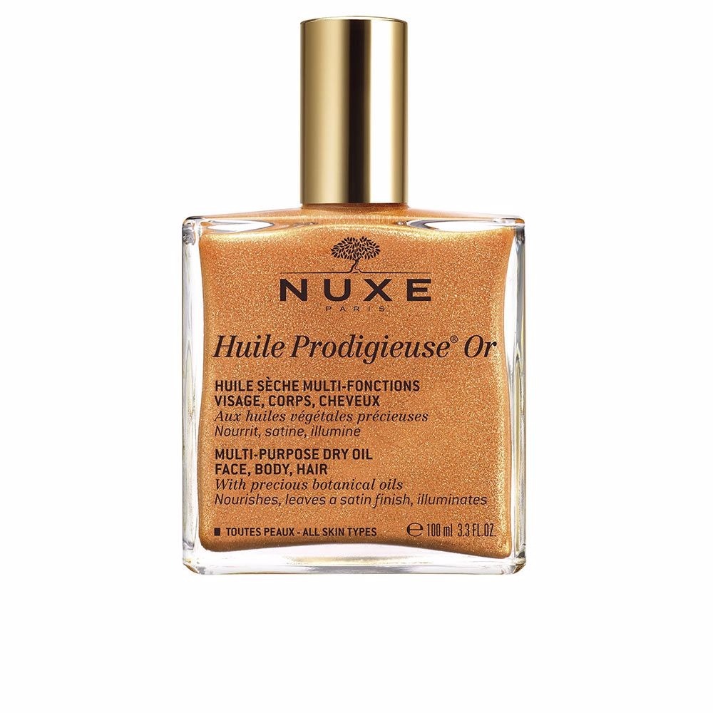 Ulei multifunctional cu particule stralucitoare pentru fata, corp si par Huile Prodigieuse Or, 50ml, NUXE