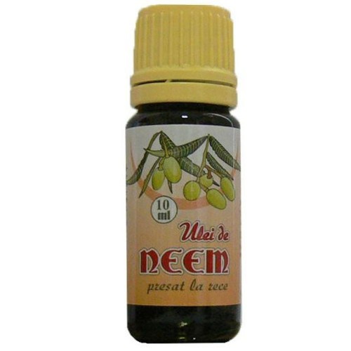Ulei Neem Presat La Rece Bio 10ml, Herbavit