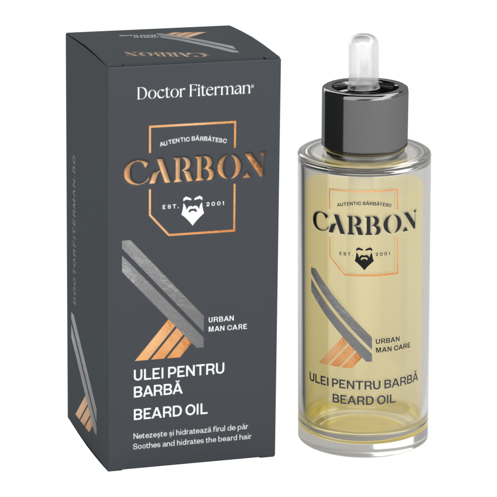 Ulei pentru barba Carbon, 30ml, Doctor Fiterman