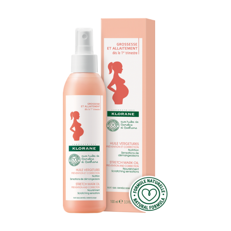 Ulei pentru corectarea si prevenirea vergeturilor Mum, 200ml, Klorane