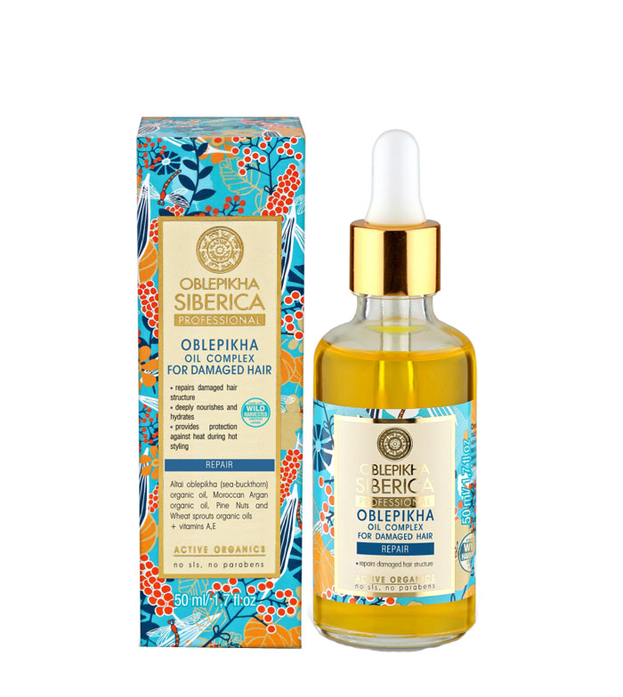 Ulei pentru par uscat si degradat Οblepikha, 50ml, Natura Siberica