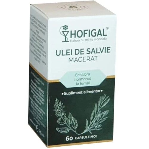 Ulei Salvie Macerat 60cps Hofigal
