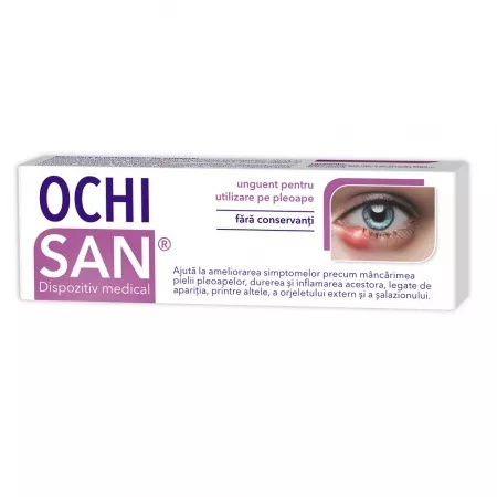 Unguent pentru pleoape OchiSan, 15g, Zdrovit