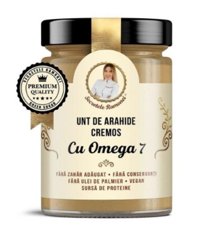 Unt de arahide cu Omega 7, Secretele Ramonei, 350g, Remedia