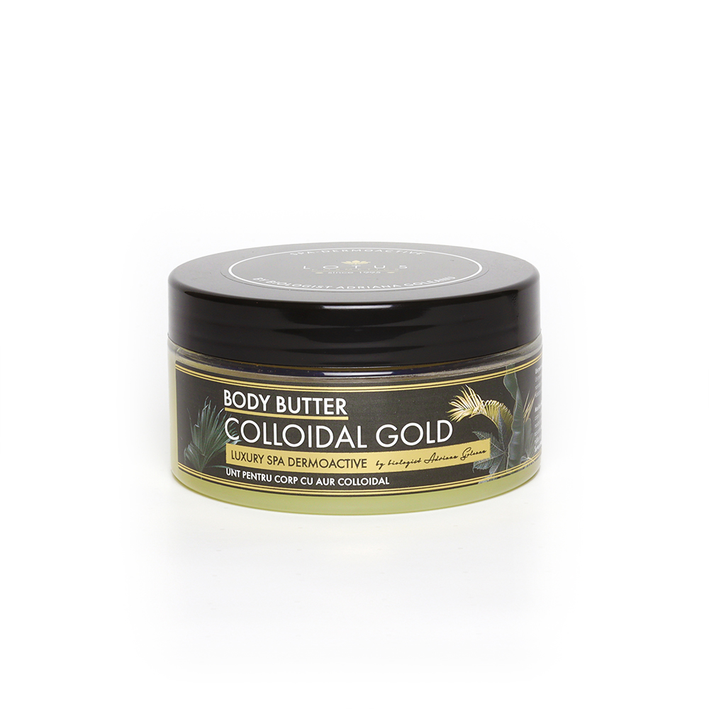 Unt de corp cu aur coloidal Luxury SPA Dermoactive, 300ml, Lotus Cosmetics