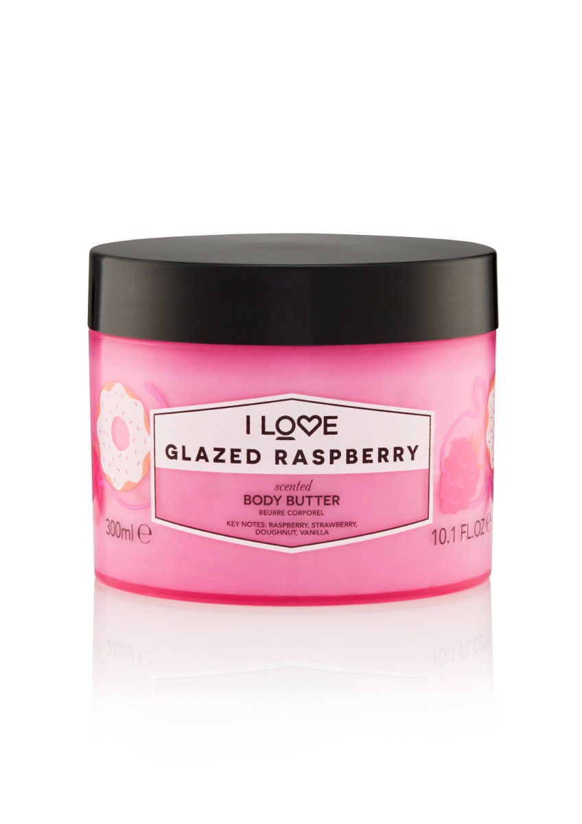 Unt de corp Glazed Raspberry Signature, 330ml, I Love Cosmetics