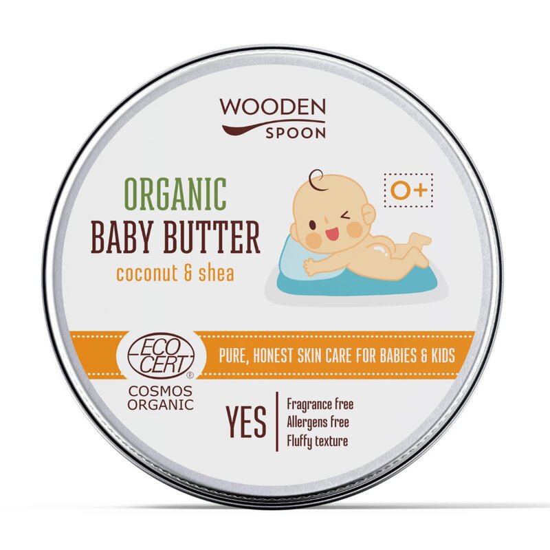 Unt de corp pentru bebelusi ecologic 100ml Wooden Spoon