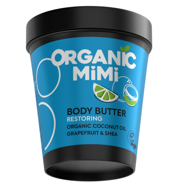 Unt de corp reparator cu cocos si grapefruit, 200ml, Organic Mimi