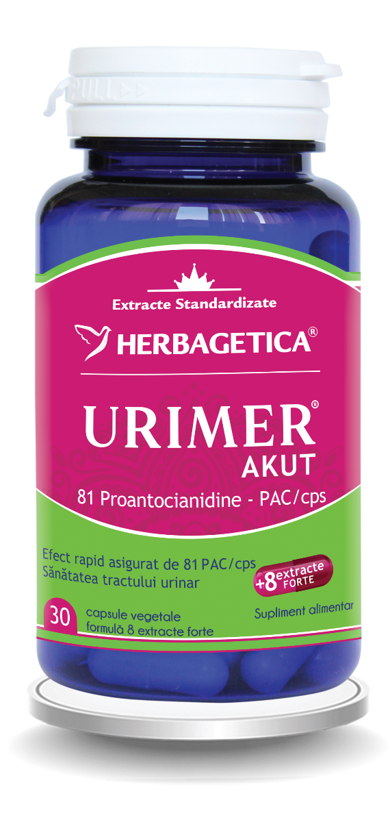 Urimer Akut, 30 capsule, Herbagetica
