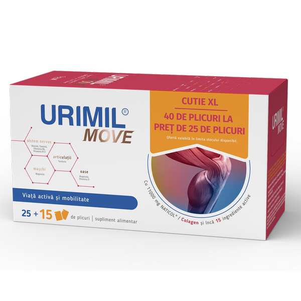 Urimil move, Naturpharma | 25 + 15 plicuri