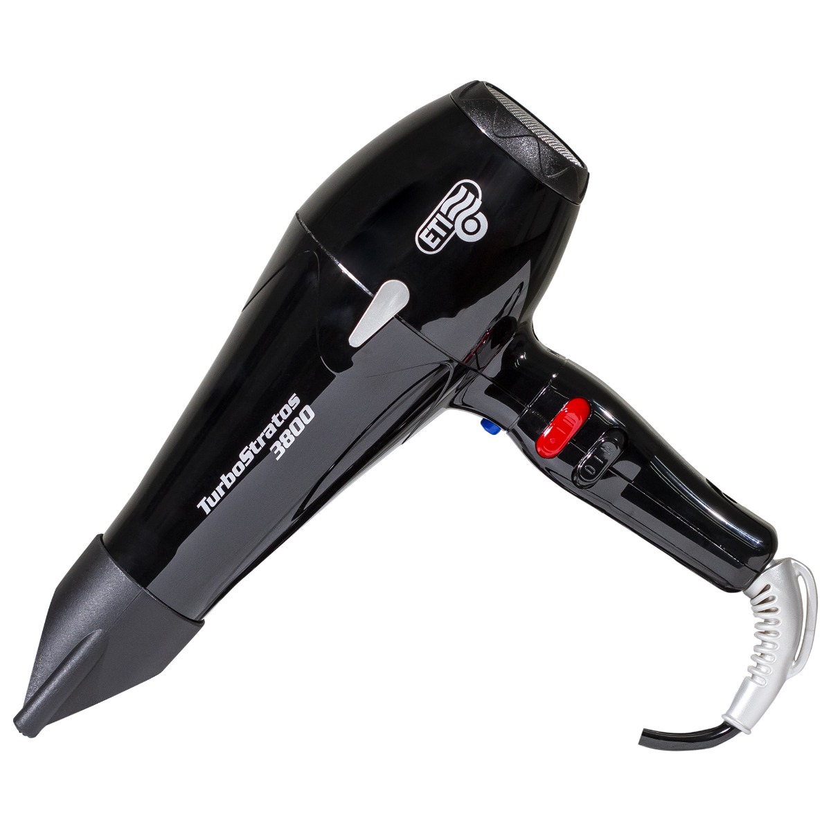 Uscator de par profesional 2 viteze, 2400W, motor AC, gratar ceramic, 2 duze (DEEE)