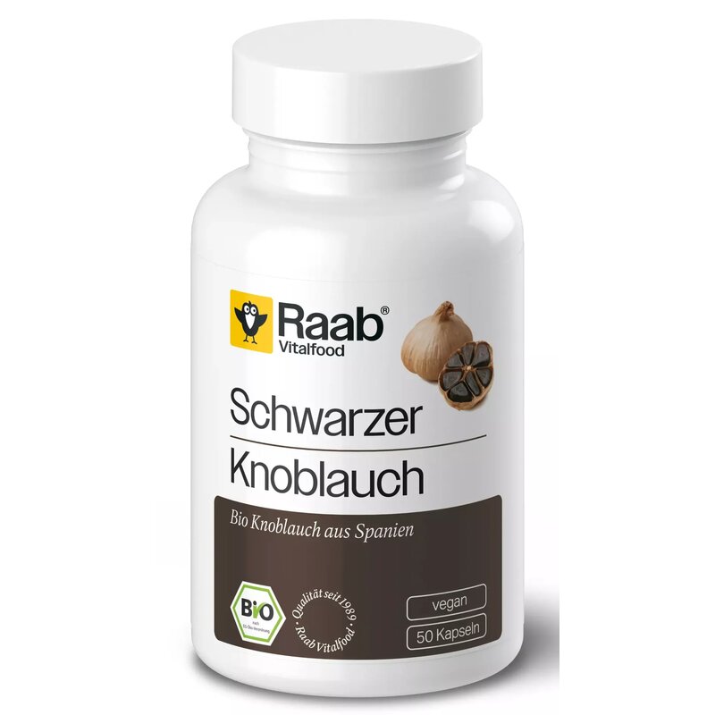 Usturoi negru bio 500mg 50 capsule 25g Raab