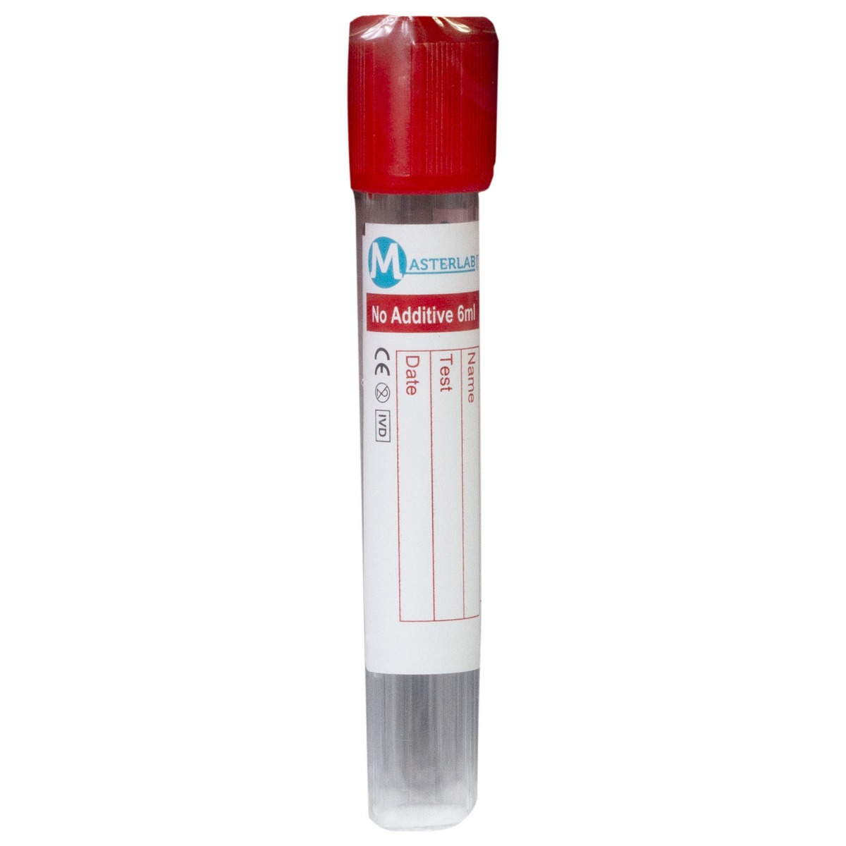 Vacutainer Biochimie rosu, fara aditiv, 6ml, 13x100ml, 100buc