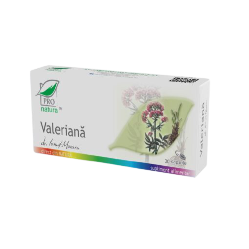 Valeriana, 30 capsule, Pro Natura