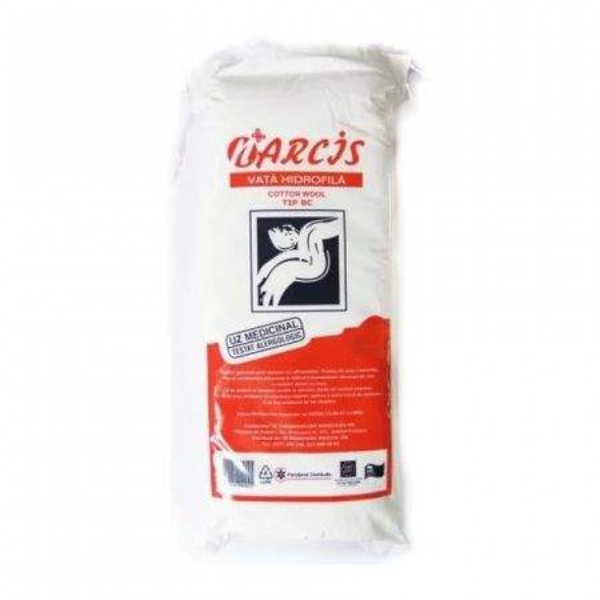 Vata bumbac 100% cu capison, Narcis | 160 g