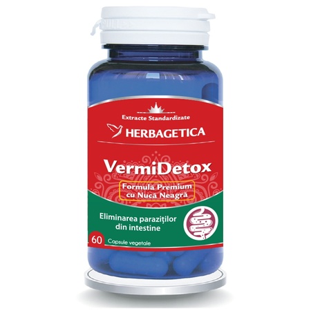 Vermidetox, 60 Capsule, Herbagetica