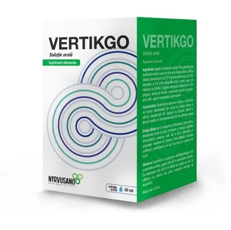 Vertikgo solutie orala, 50ml, Nyrvusano
