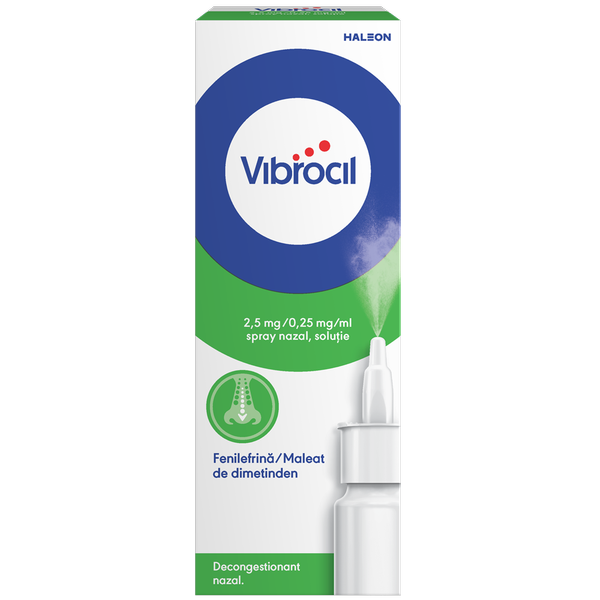Vibrocil 2,5 mg/0,25 mg/ml, Haleon | 15 ml spray nazal