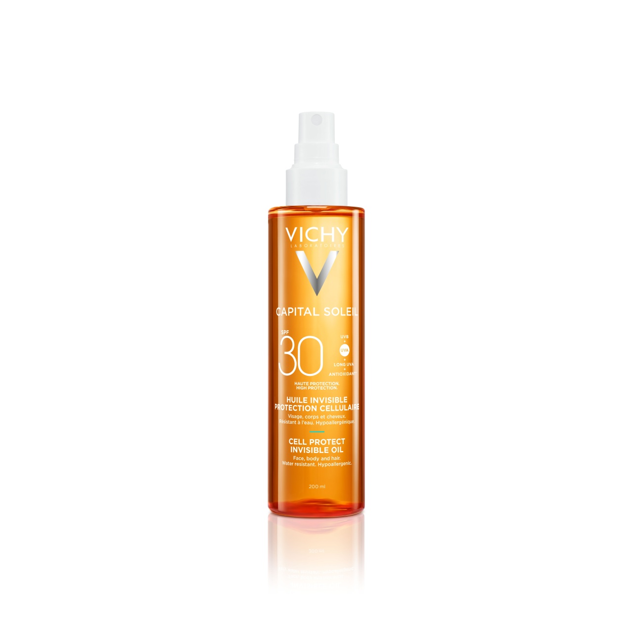 Vichy Capital Soleil Cell Protect Ulei Invizibil SPF30, 200ml