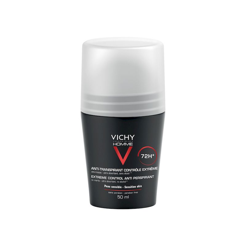 Vichy Homme Deodorant roll-on control extrem 72h | 50 ml