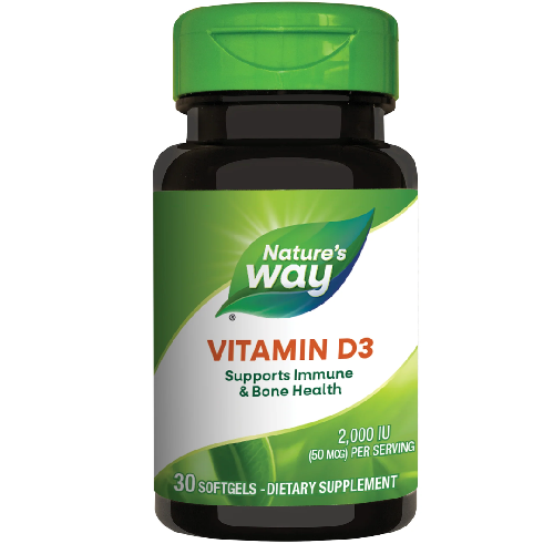 Vitamin D3 2000 UI, 30cps, Natures Way