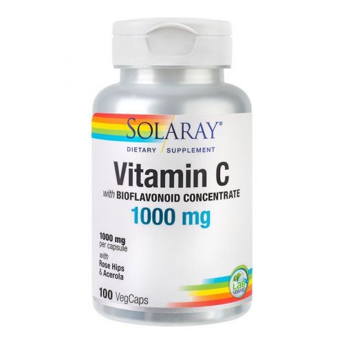 Vitamina C 1000mg, 100cps, Solaray