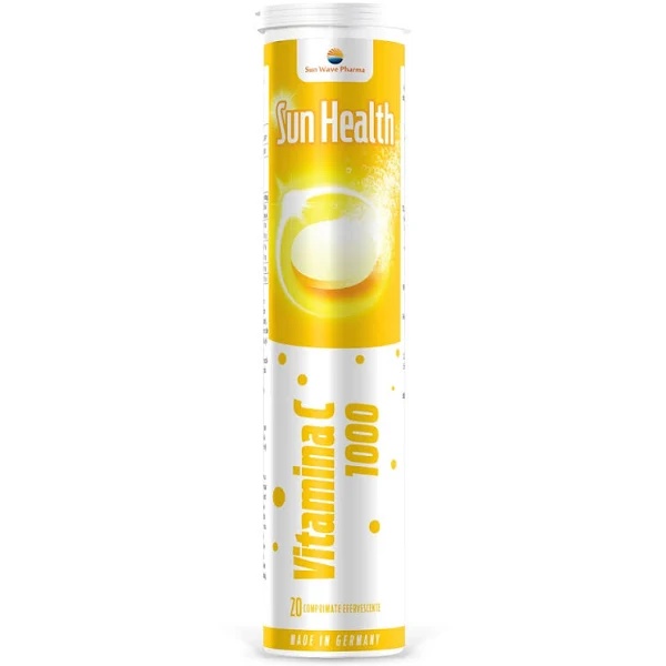 Vitamina C 1000mg, 20 comprimate efervescente, Sun Wave